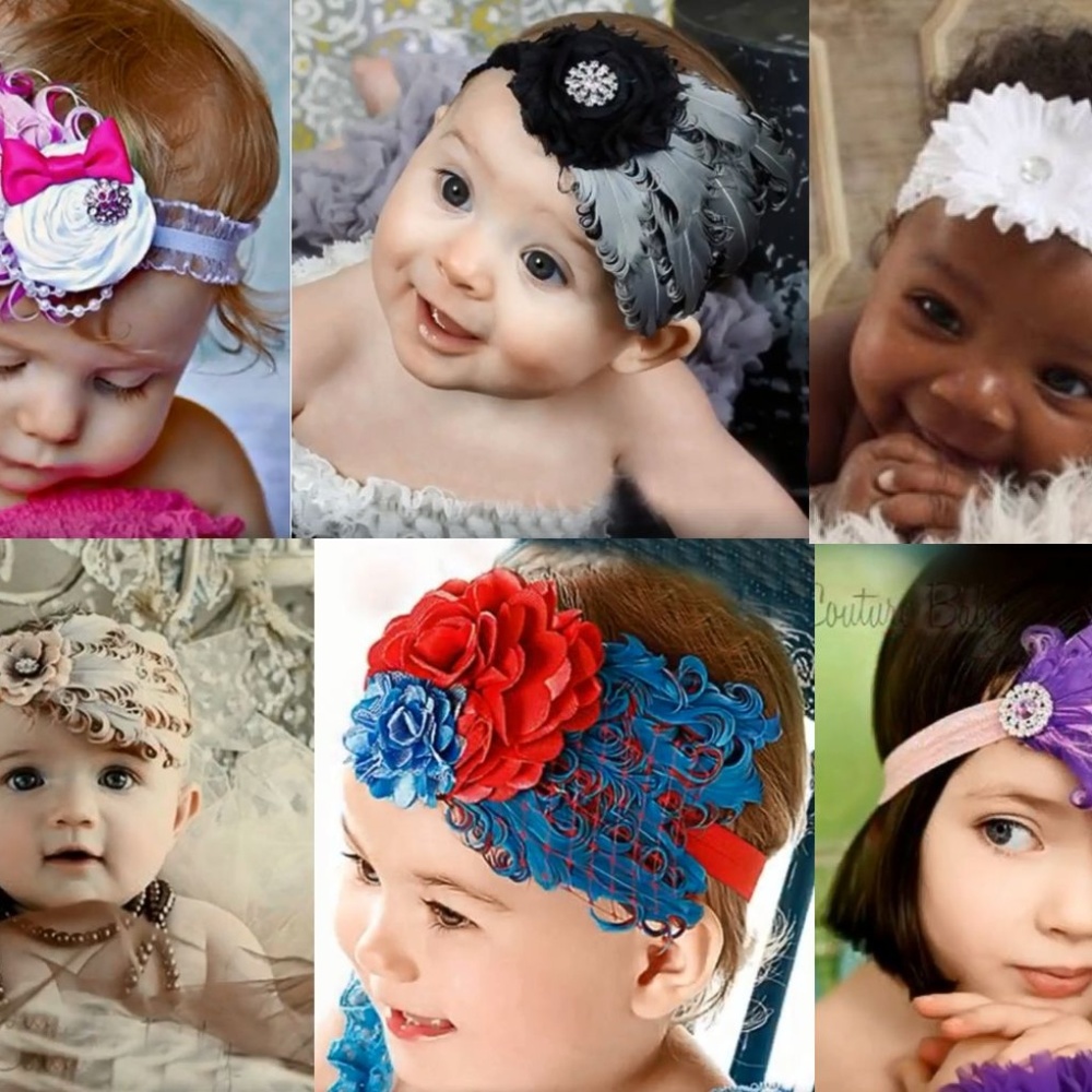Custom made headbands for children, infants, adult